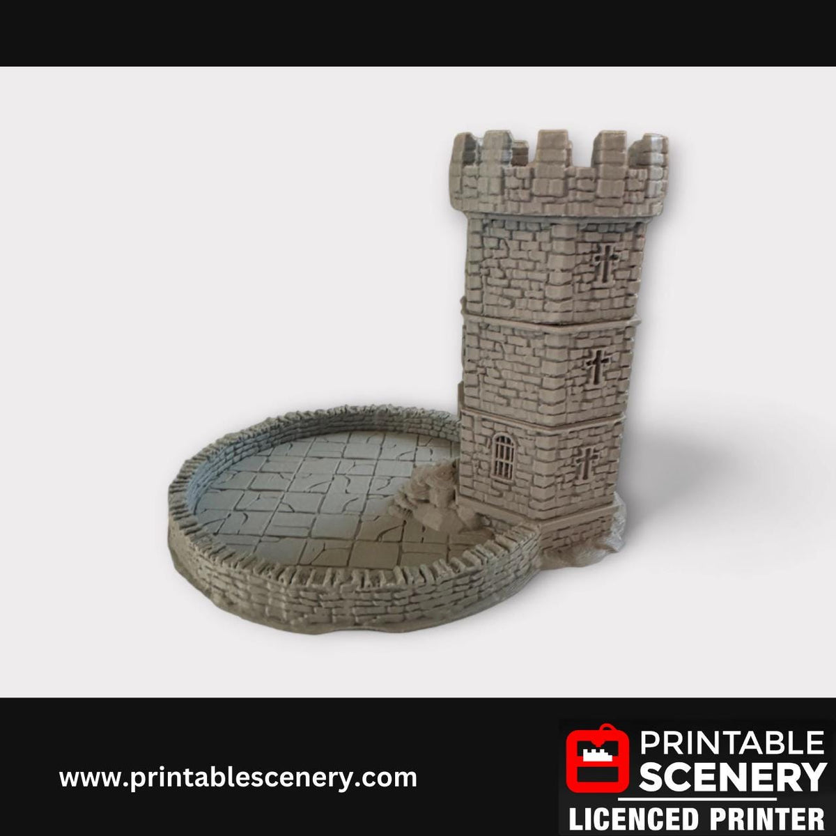 Castle Dice Tower, Medieval Dice Roller, Dice Holder, Tabletop Gaming Accessory, Castle Decor, Gamer Gift