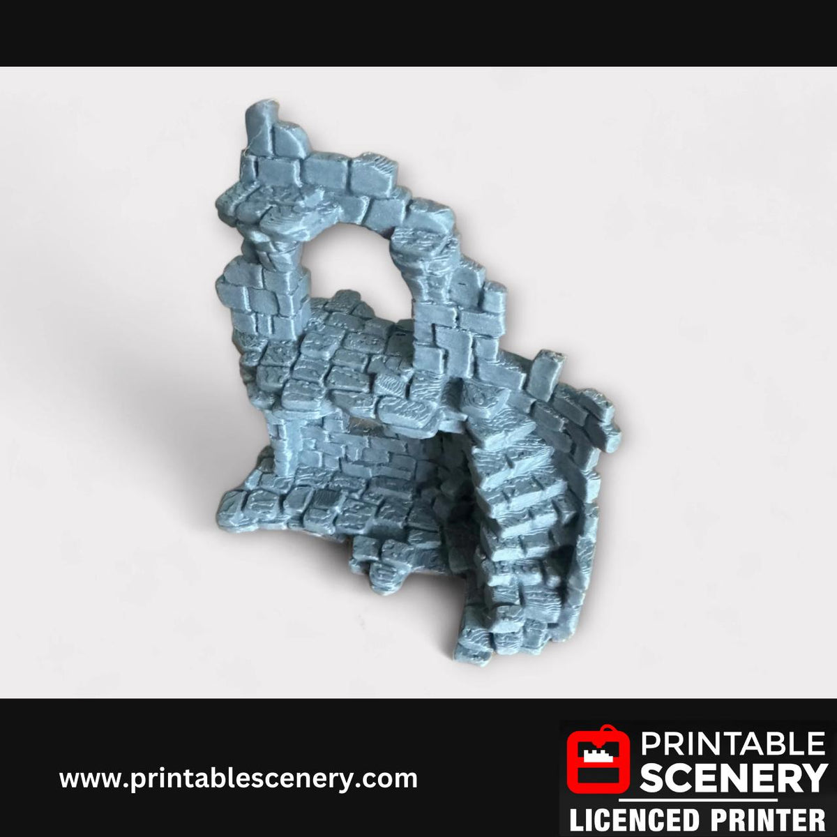 Medieval Fantasy Scatter Terrain - Hagglethorn Ancient Ruins for DND Adventures, 32mm & 28mm Scale Tabletop, 3D Printed