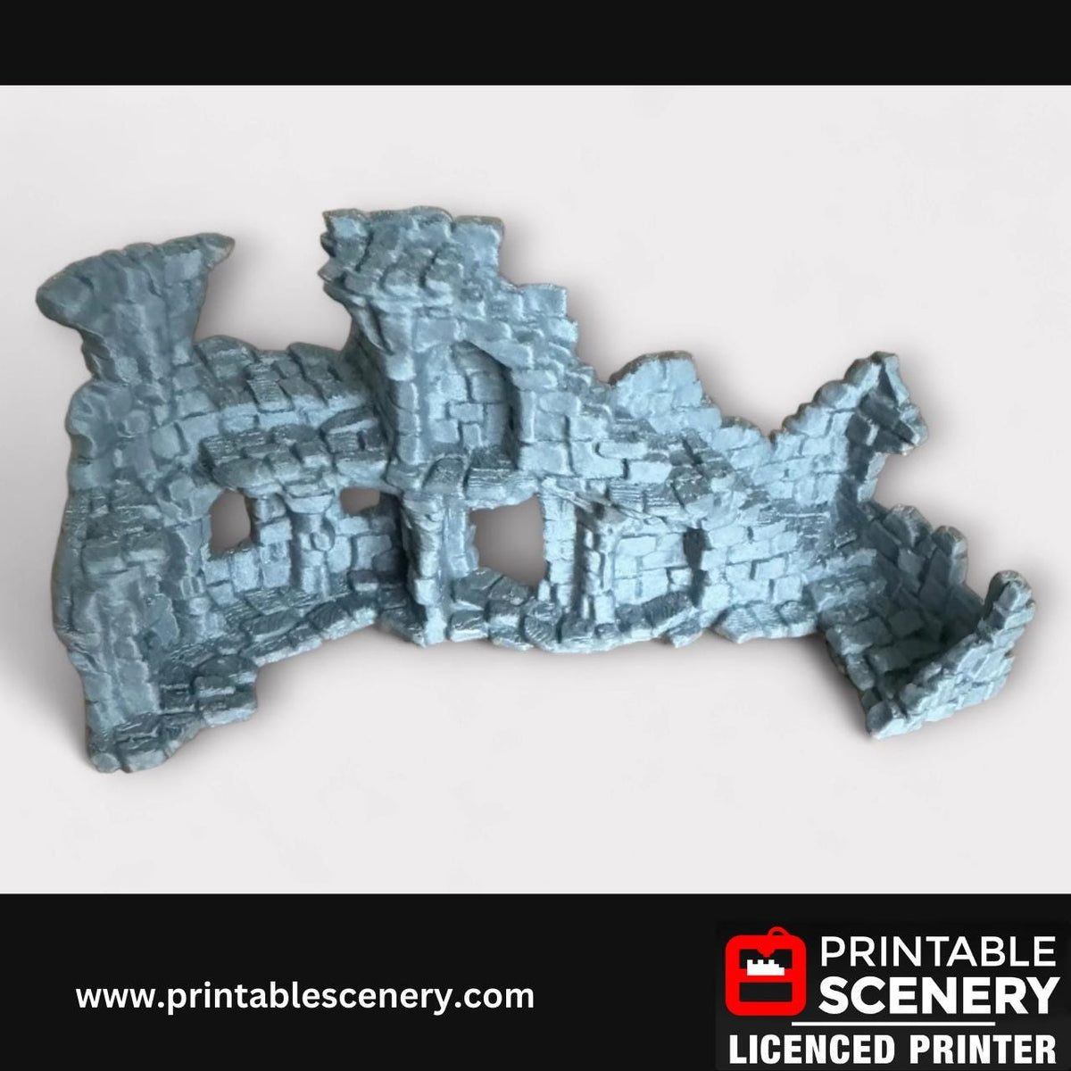 Medieval Fantasy Scatter Terrain - Hagglethorn Ancient Ruins for DND Adventures, 32mm & 28mm Scale Tabletop, 3D Printed