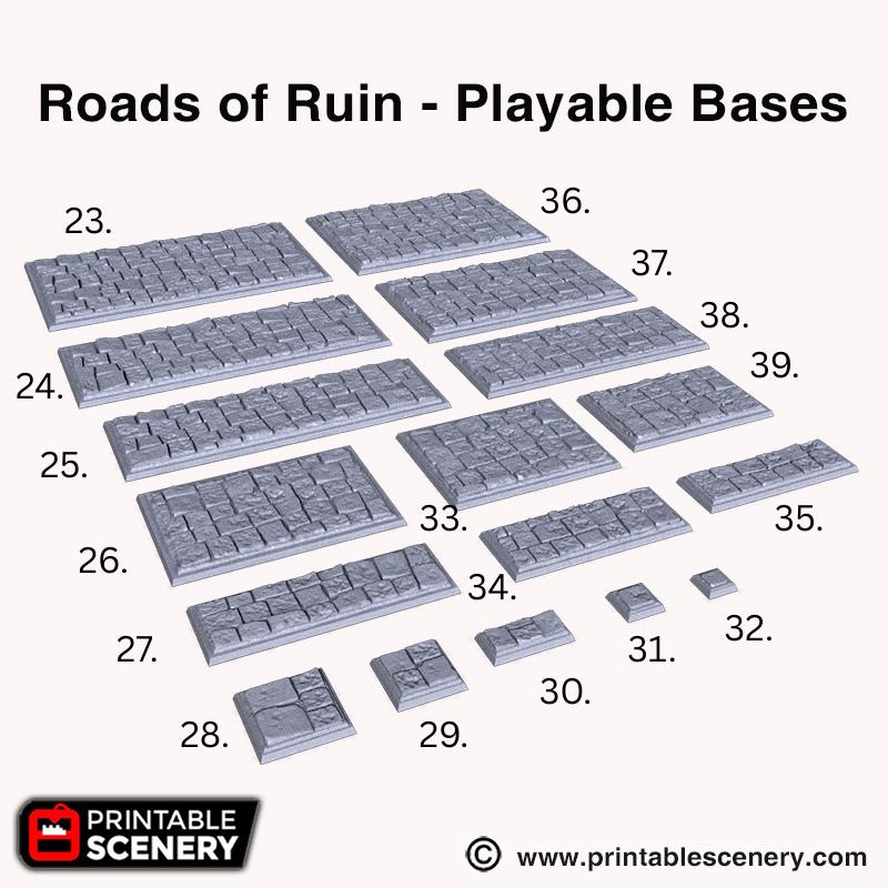 Tabletop Miniature Bases, Scatter, Modular Miniature Bases, Multiple Scales, Gaming Accessories, Model Display, DND, Dungeon, Dragon, Custom