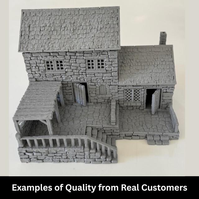 Custom 3D Printed Tabletop Terrain | Personalized Scenery for DND, 40k, Pathfinder, Tabletop Gaming | STL Printing Service