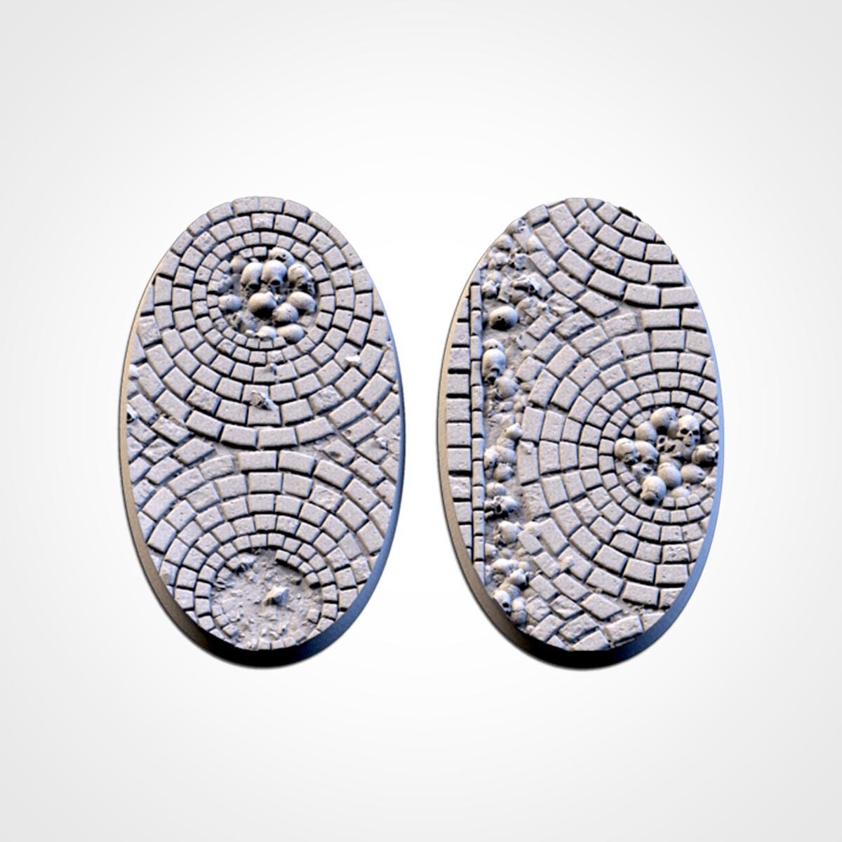 Medieval Road Bases | Txarli Factory | Round/Oval | Miniature | Resin Print | Mini