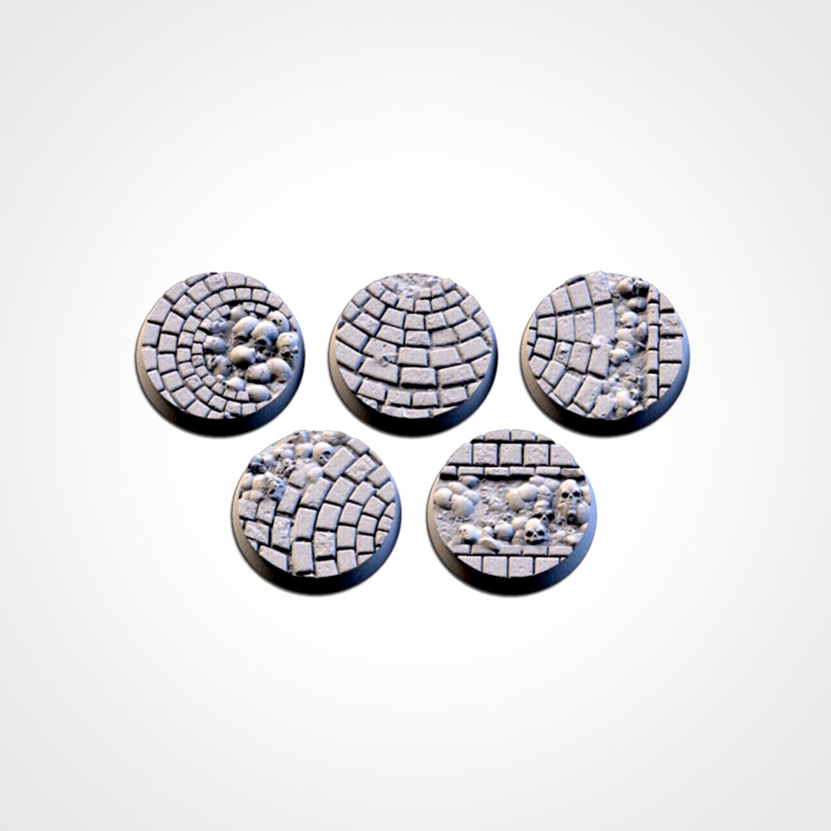 Medieval Road Bases | Txarli Factory | Round/Oval | Miniature | Resin Print | Mini