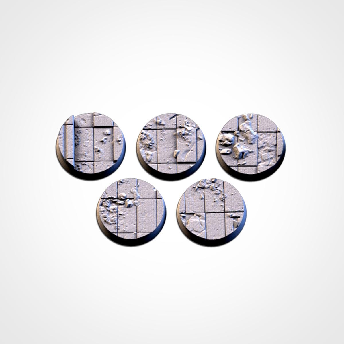 Ruined Palace Bases | Txarli Factory | Round/Oval | Miniature | Resin Print | Mini