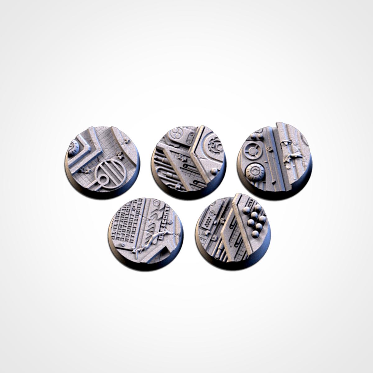 Xeno City Abandoned Bases | Txarli Factory | Round/Oval | Miniature | Resin Print | Mini