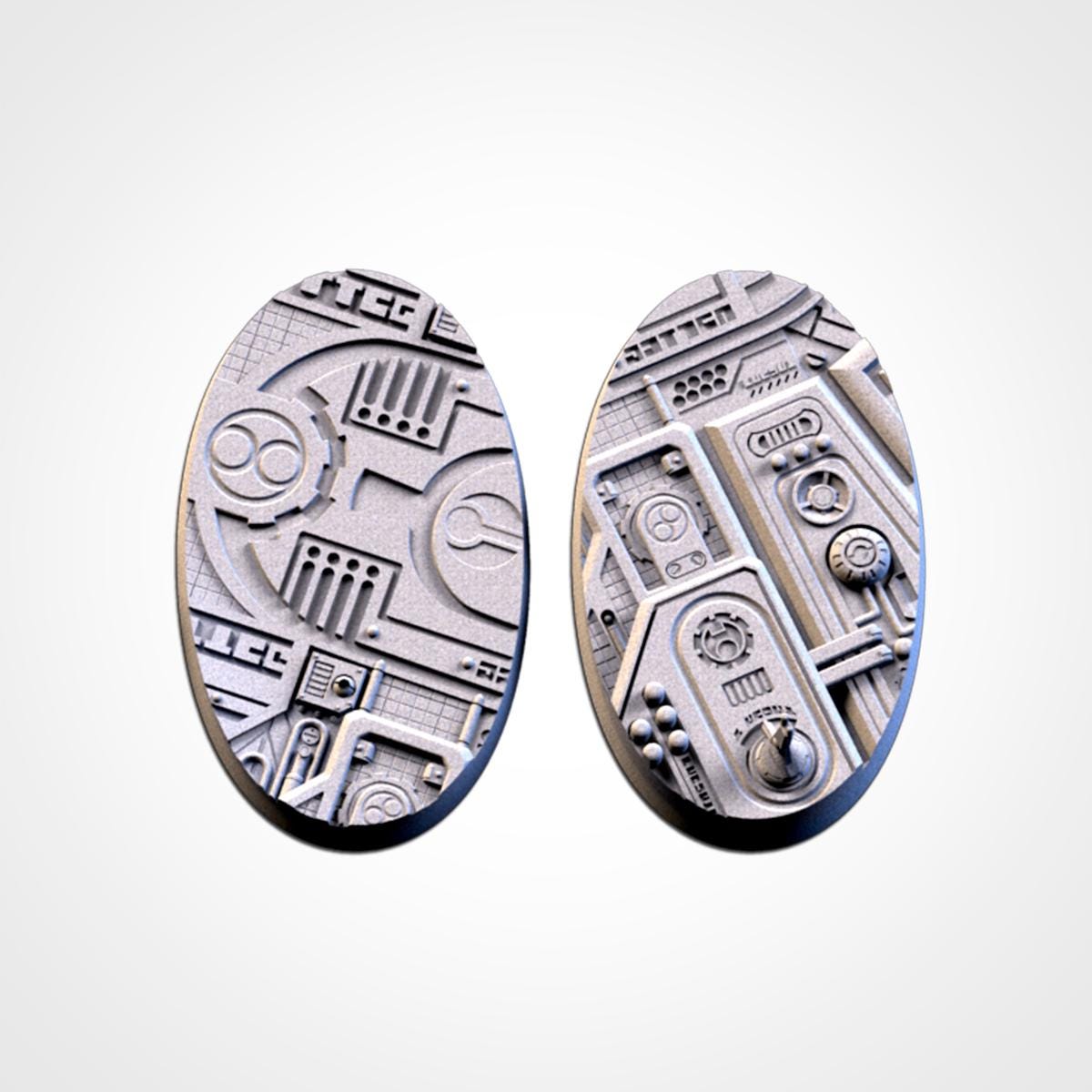 Xeno City Bases | Txarli Factory | Round/Oval | Miniature | Resin Print | Mini