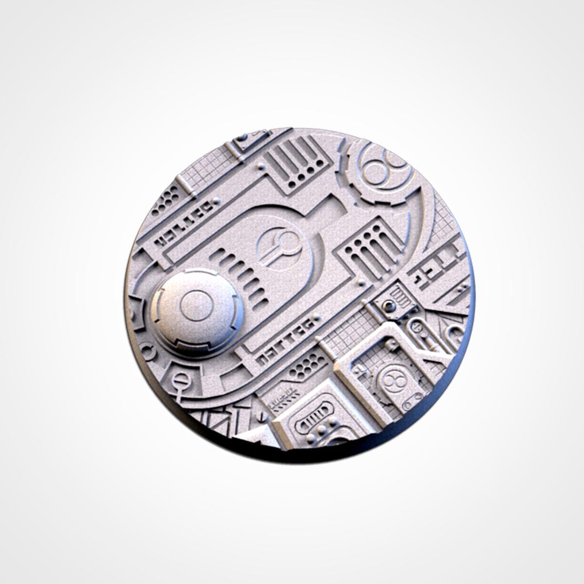 Xeno City Bases | Txarli Factory | Round/Oval | Miniature | Resin Print | Mini