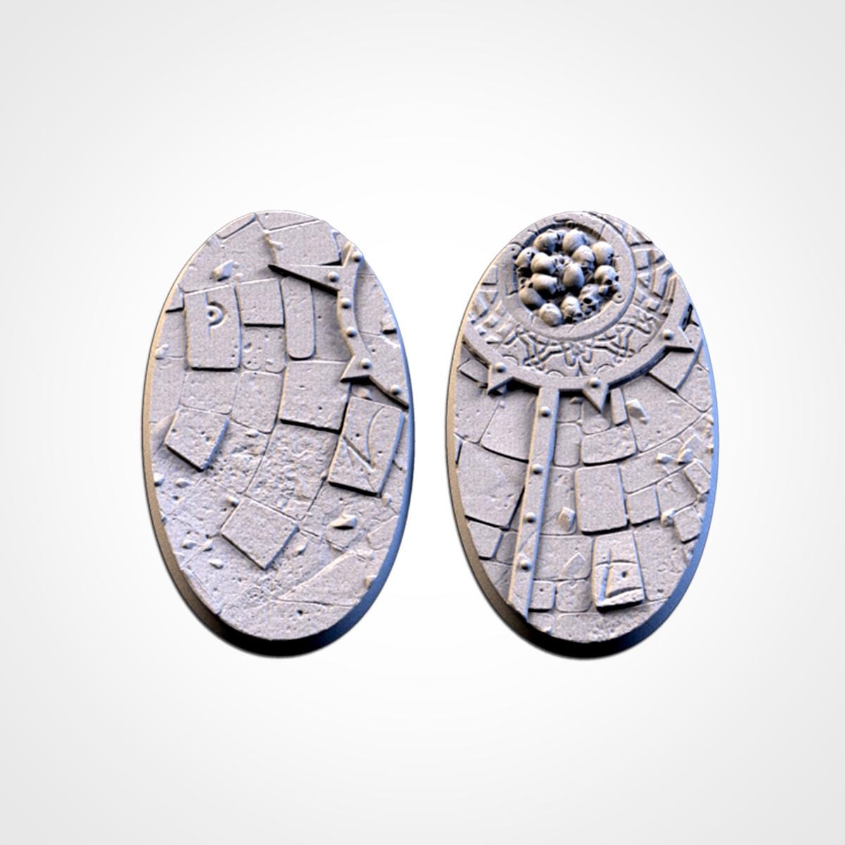 Sacred Temples Bases | Txarli Factory | Round/Oval | Miniature | Resin Print | Mini