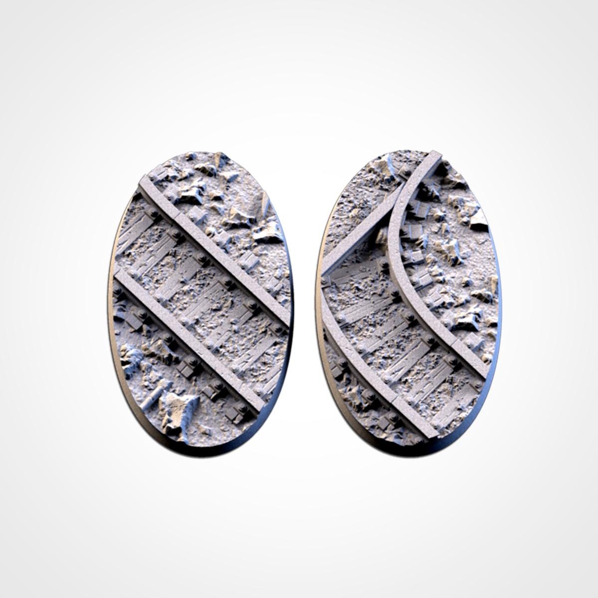 Mines Bases | Txarli Factory | Round/Oval | Miniature | Resin Print | Mini