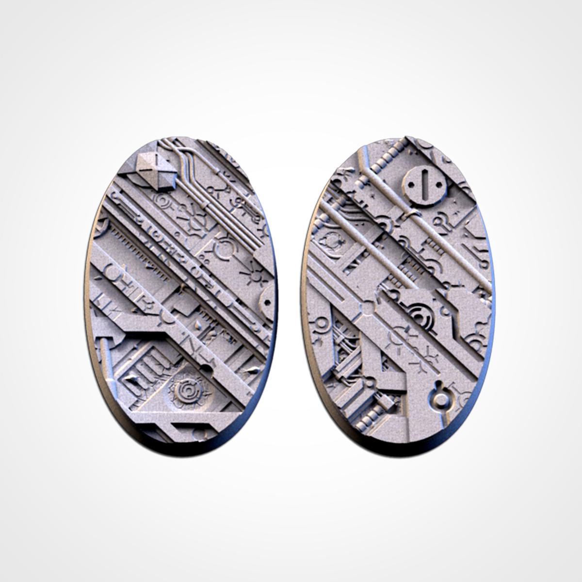 Xeno Technology Bases | Txarli Factory | Round/Oval | Miniature | Resin Print | Mini