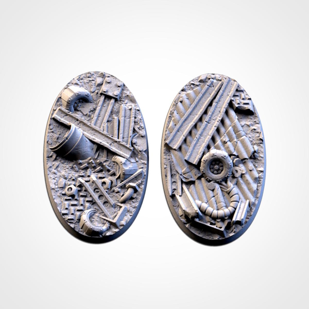 Scrap Bases | Txarli Factory | Round/Oval | Miniature | Resin Print | Mini