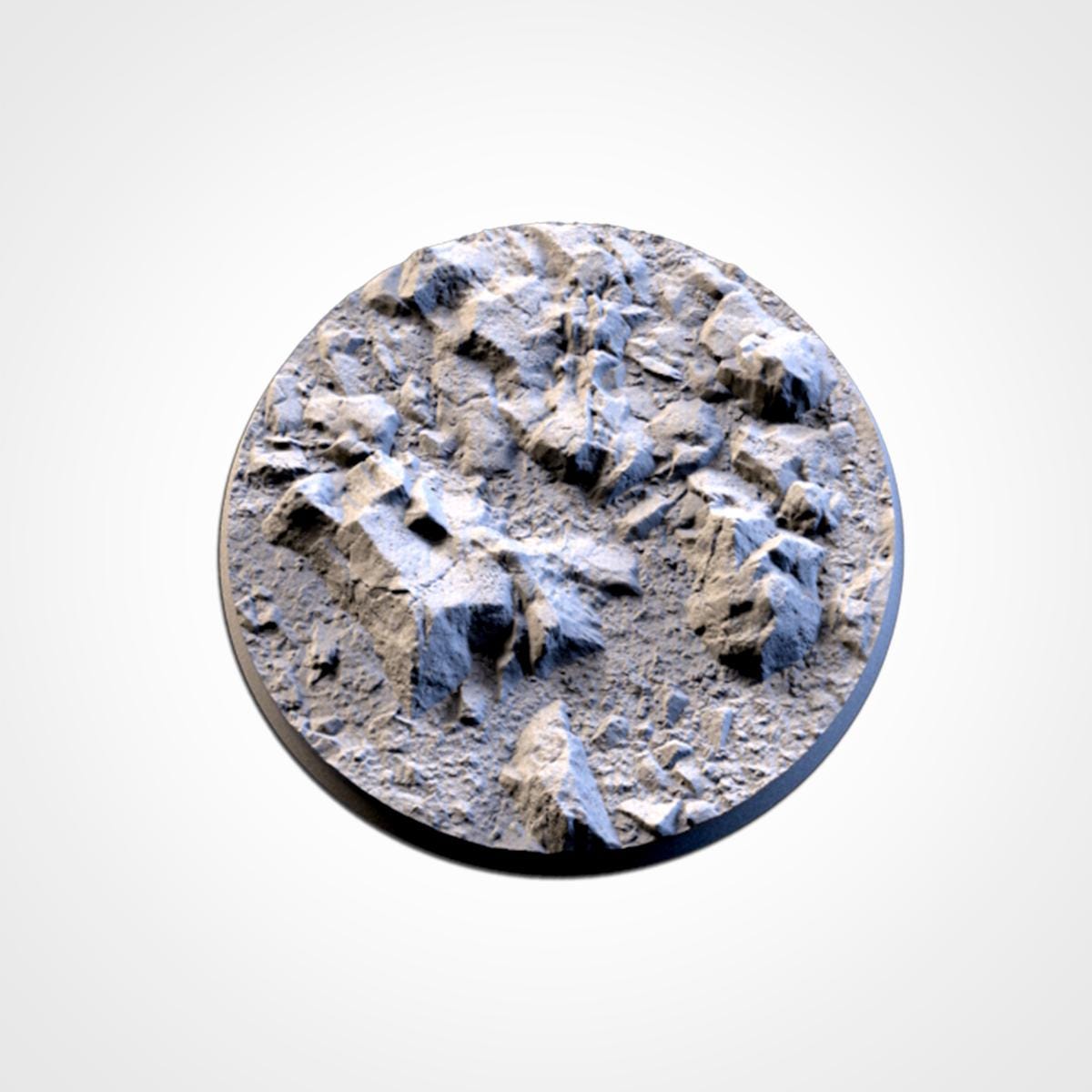 Stony Desert Bases | Txarli Factory | Round/Oval | Miniature | Resin Print | Mini