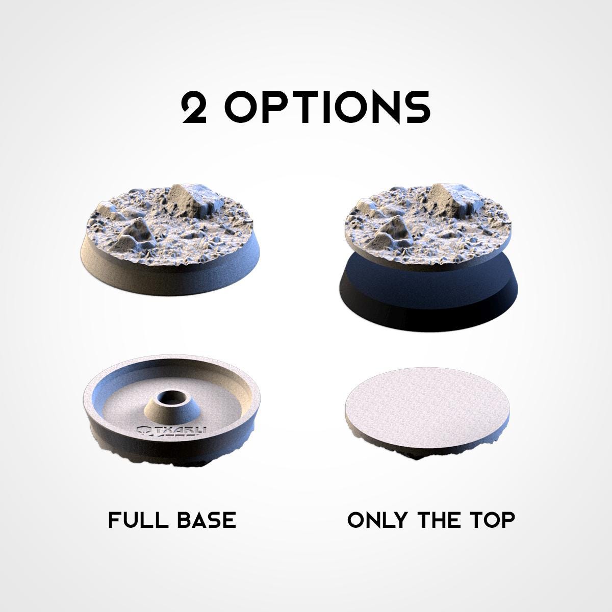 Xeno City Abandoned Bases | Txarli Factory | Round/Oval | Miniature | Resin Print | Mini