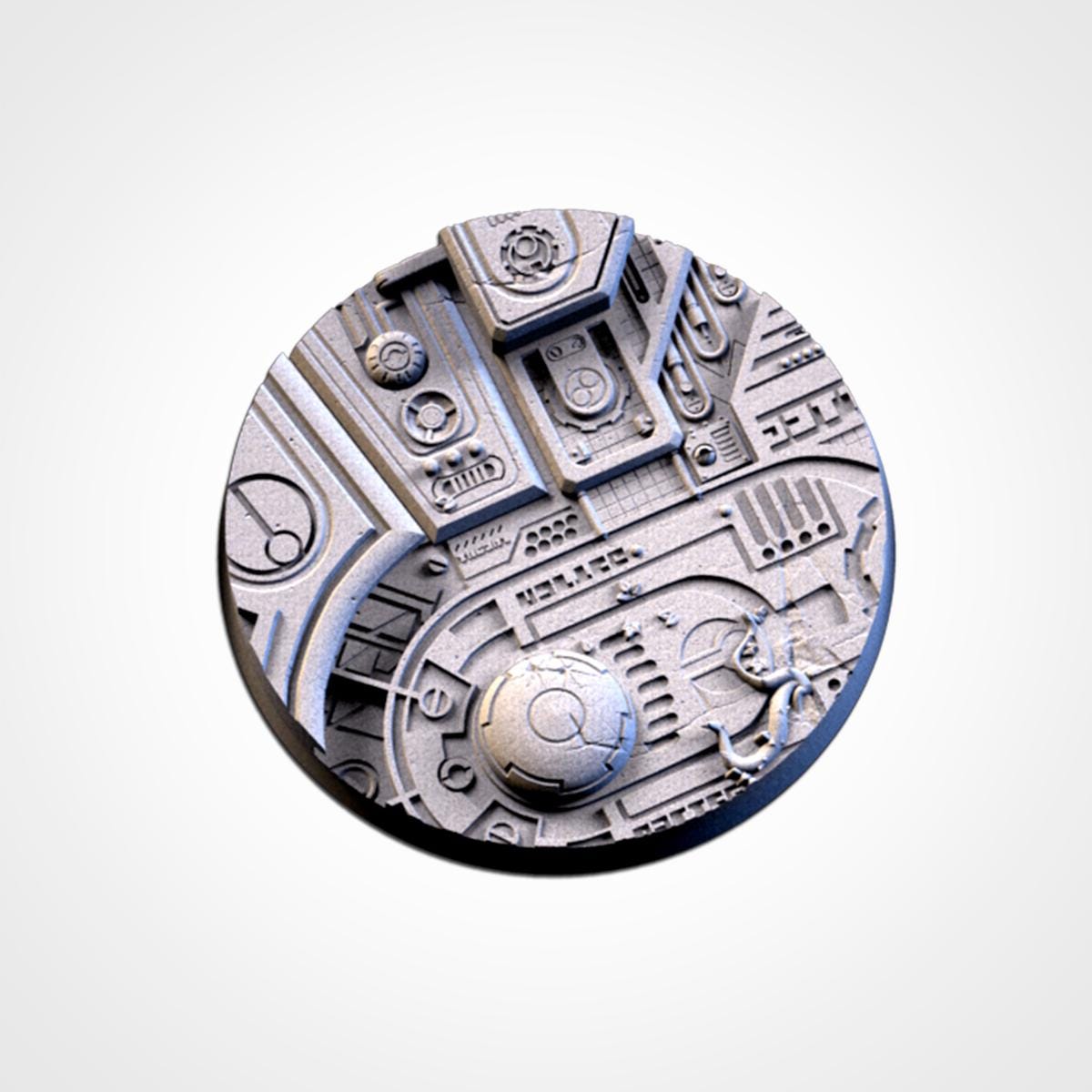 Xeno City Abandoned Bases | Txarli Factory | Round/Oval | Miniature | Resin Print | Mini