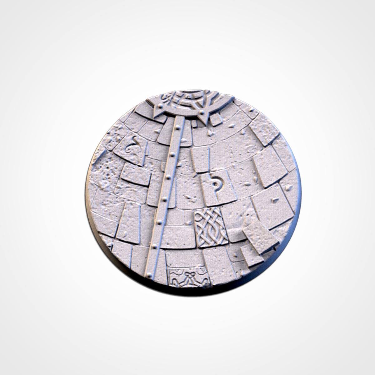 Sacred Temples Bases | Txarli Factory | Round/Oval | Miniature | Resin Print | Mini