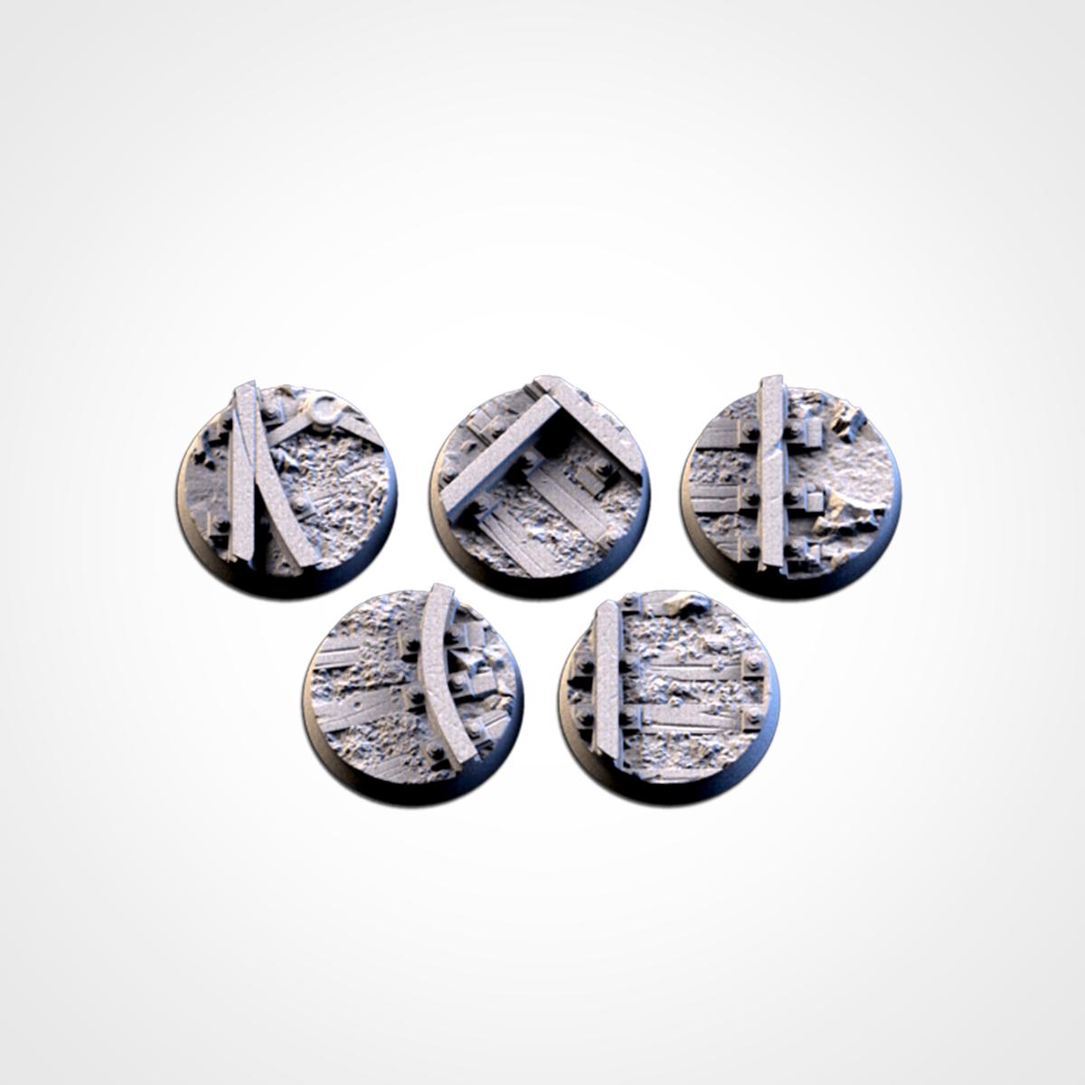 Mines Bases | Txarli Factory | Round/Oval | Miniature | Resin Print | Mini