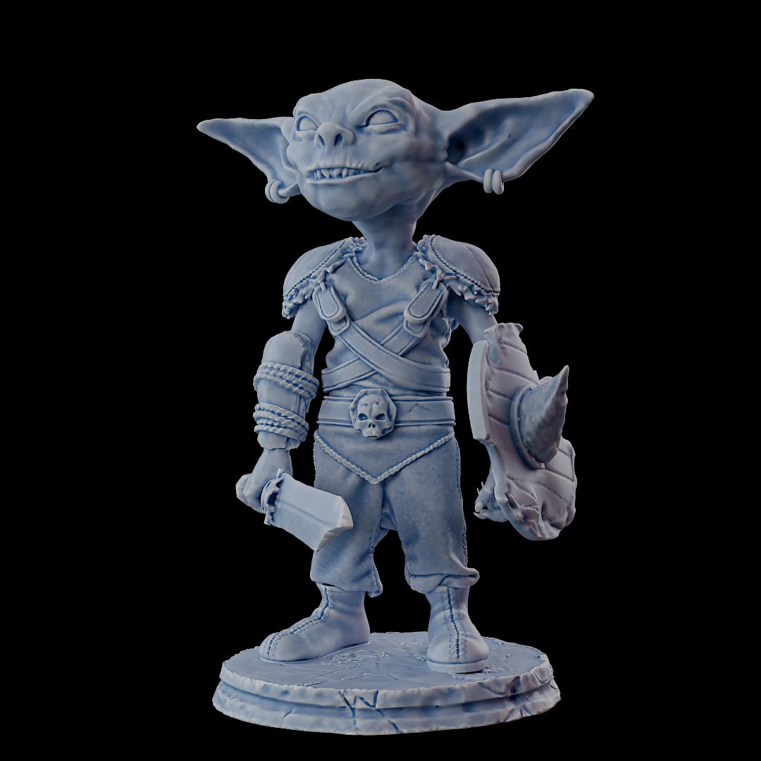 Clash of Kings Goblin 9 – 32mm Resin Miniature | D&D 3D Printed Figure Fantasy