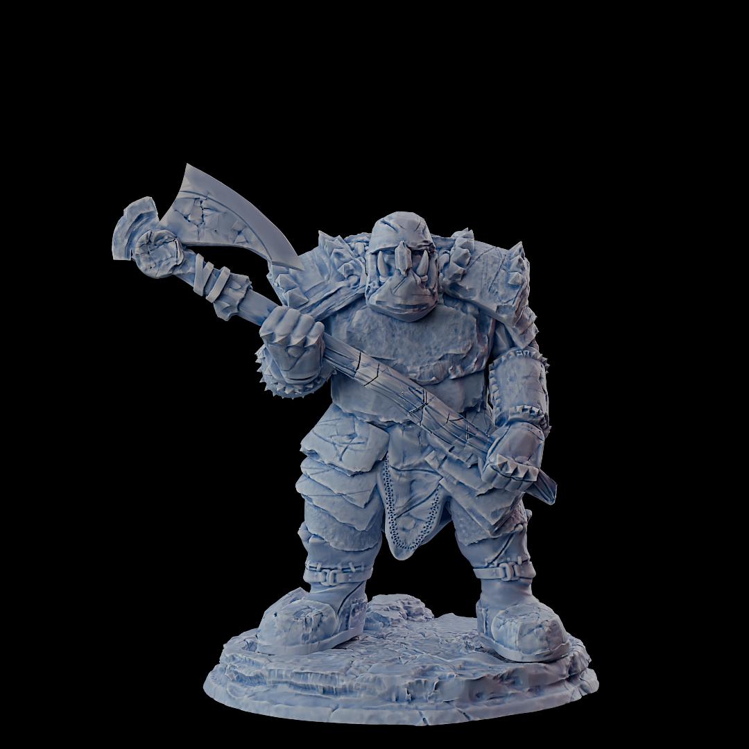 Clash of Kings Orc 2 – 32mm Resin Miniature | D&D 3D Printed Figure Fantasy