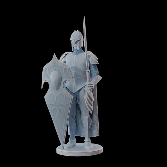 Clash of Kings Elf 1 – 32mm Resin Miniature | D&D 3D Printed Figure Fantasy