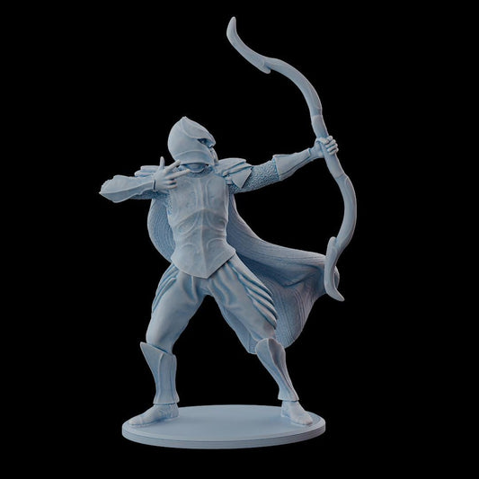 Clash of Kings Elf 6 – 32mm Resin Miniature | D&D 3D Printed Figure Fantasy