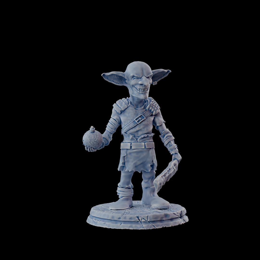 Clash of Kings Goblin 1 – 32mm Resin Miniature | D&D 3D Printed Figure Fantasy