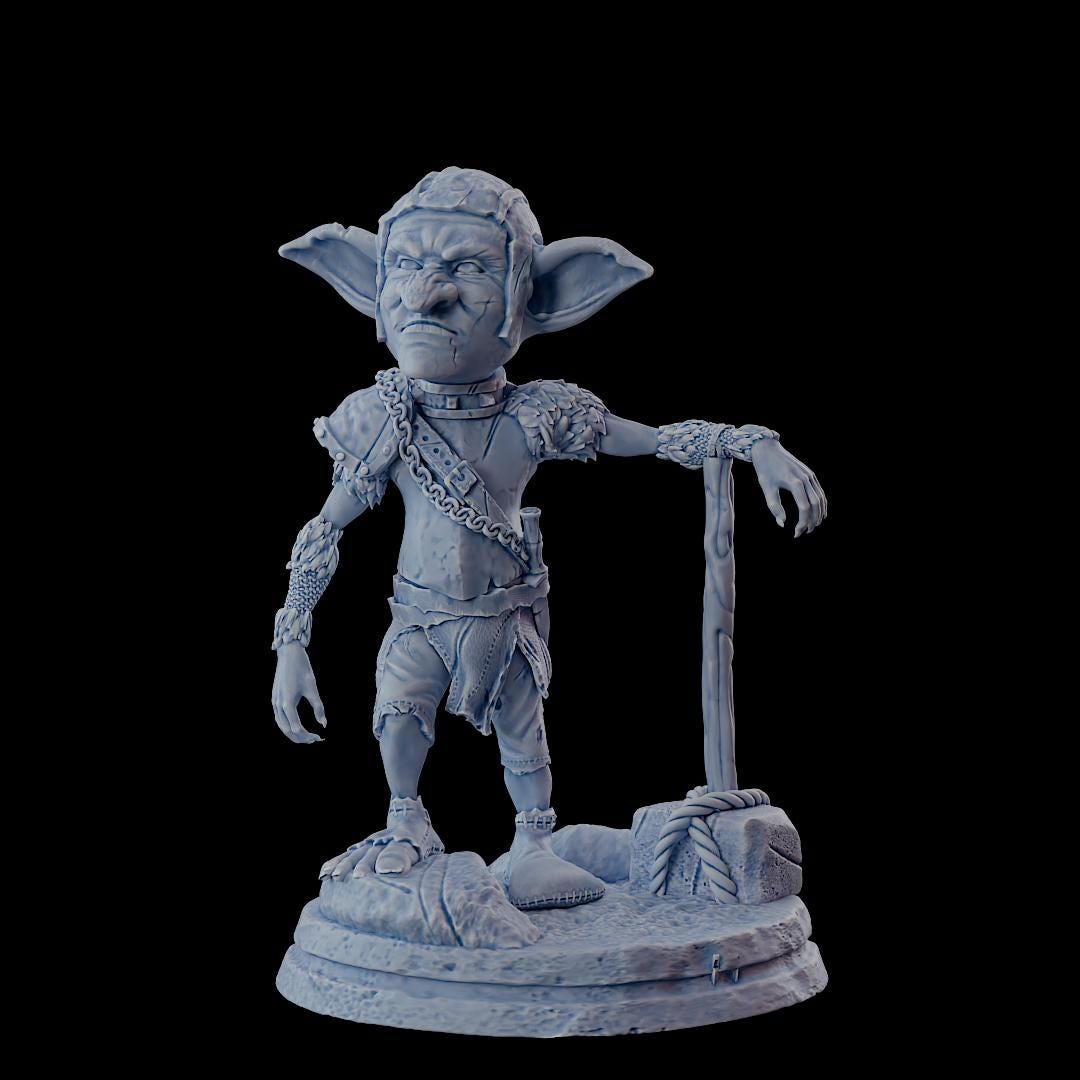 Clash of Kings Goblin 4 – 32mm Resin Miniature | D&D 3D Printed Figure Fantasy