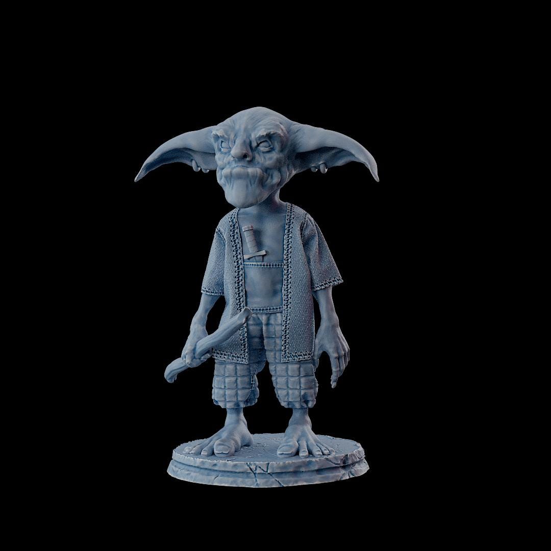 Clash of Kings Goblin 14 – 32mm Resin Miniature | D&D 3D Printed Figure Fantasy