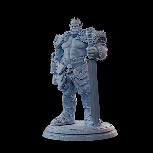 Clash of Kings Orc 5 – 32mm Resin Miniature | D&D 3D Printed Figure Fantasy