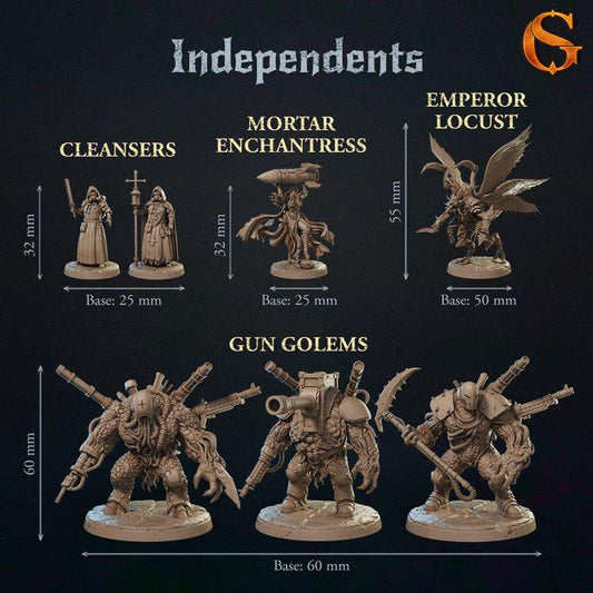 Independents – Grimdark Corps Crusade Skirmish Tabletop Miniature Games