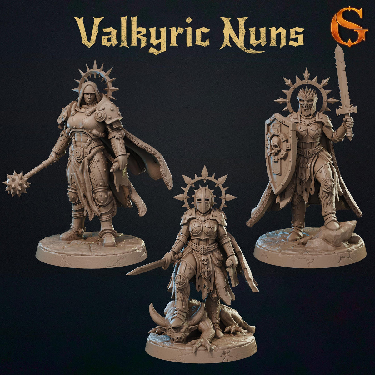 The Norse Procession – Grimdark Corps Crusade Skirmish Tabletop Miniature Games