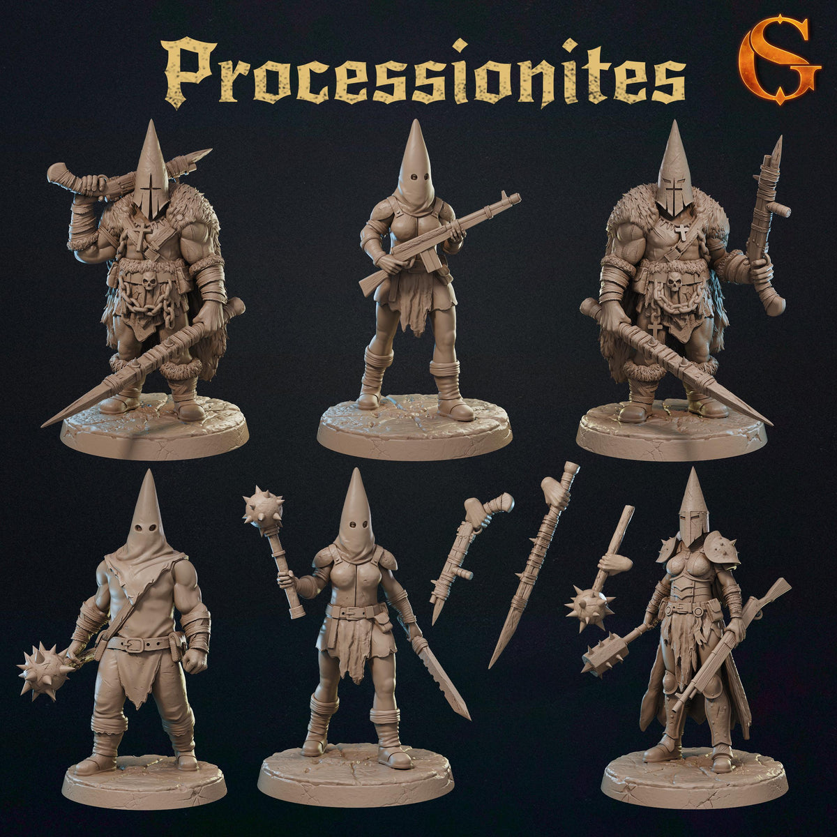 The Norse Procession – Grimdark Corps Crusade Skirmish Tabletop Miniature Games