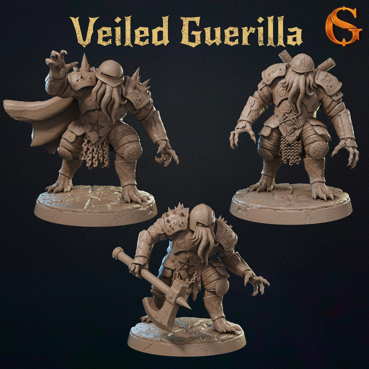 Starspawn Soldiers – Grimdark Corps Crusade Skirmish Tabletop Miniature Games