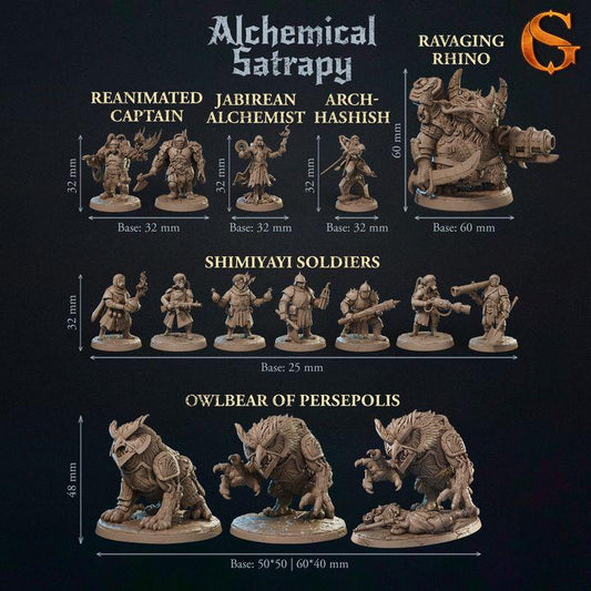 Alchemical Satrapy – Grimdark Corps Crusade Skirmish Tabletop Miniature Games