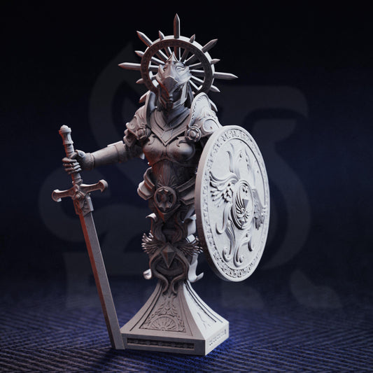 BUST Angel of Judgement - Soleria 32mm Resin Miniature D&D 3D Print DND Angel Demon