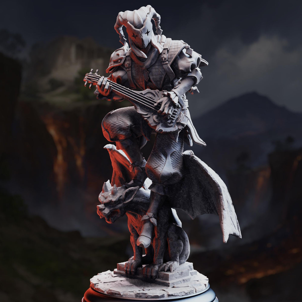 Trickster Devil Reborn - The Travelling Jack 32mm Resin Miniature D&D 3D Print DND Angel Demon