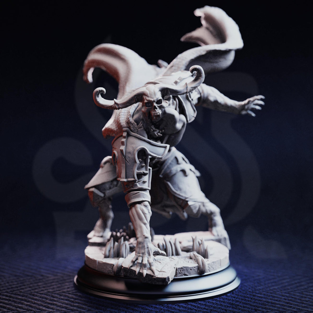 Undead Plague Carriers - The Plagueborne 32mm Resin Miniature D&D 3D Print DND Angel Demon