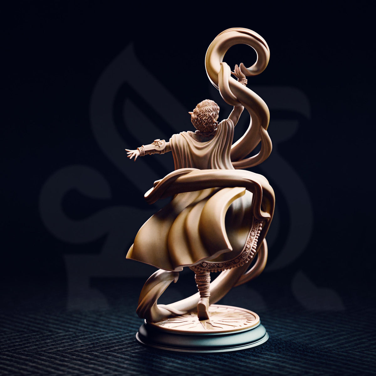 Sun Elf Sorceress - Juri the Lightdancer 32mm Resin Miniature D&D 3D Print DND Desert