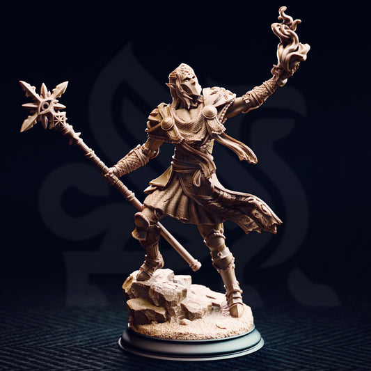 Dark Cult Leader - Hand of Seroca 32mm Resin Miniature D&D 3D Print DND Desert