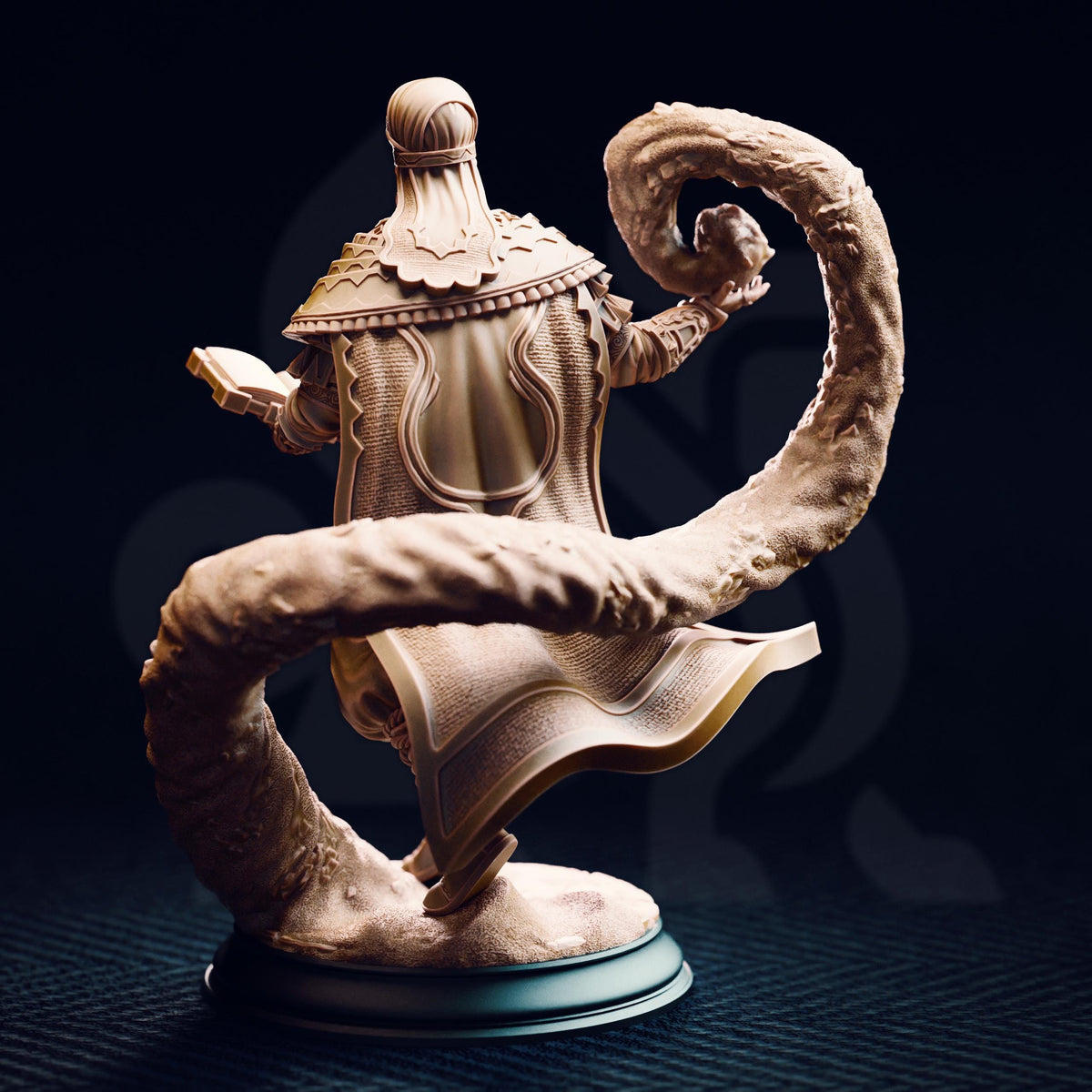 Wizard of the Sands of Time - Ahmarai 32mm Resin Miniature D&D 3D Print DND Desert