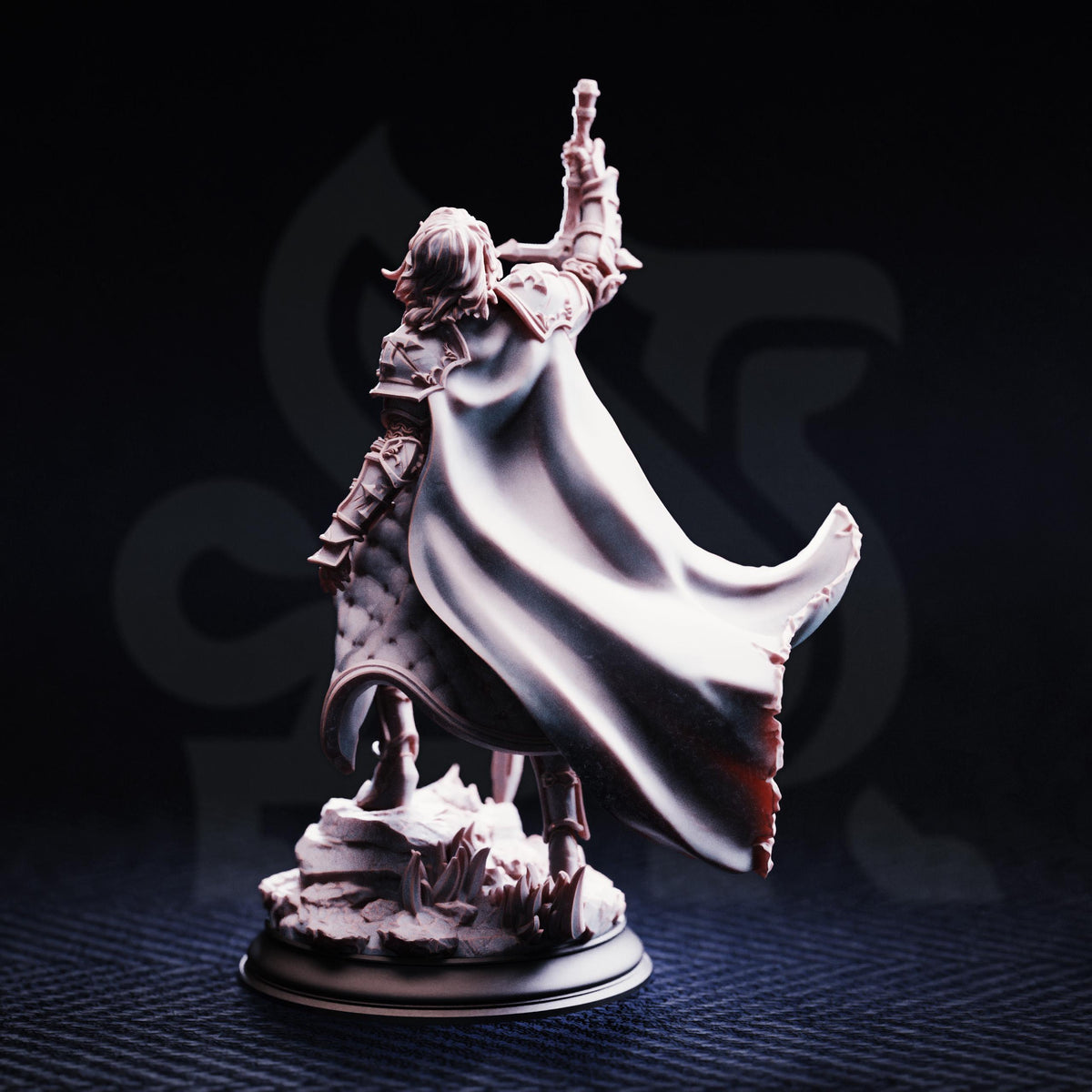 Maiden of Justice - Joan of Arc 32mm Resin Miniature D&D 3D Print DND Knight