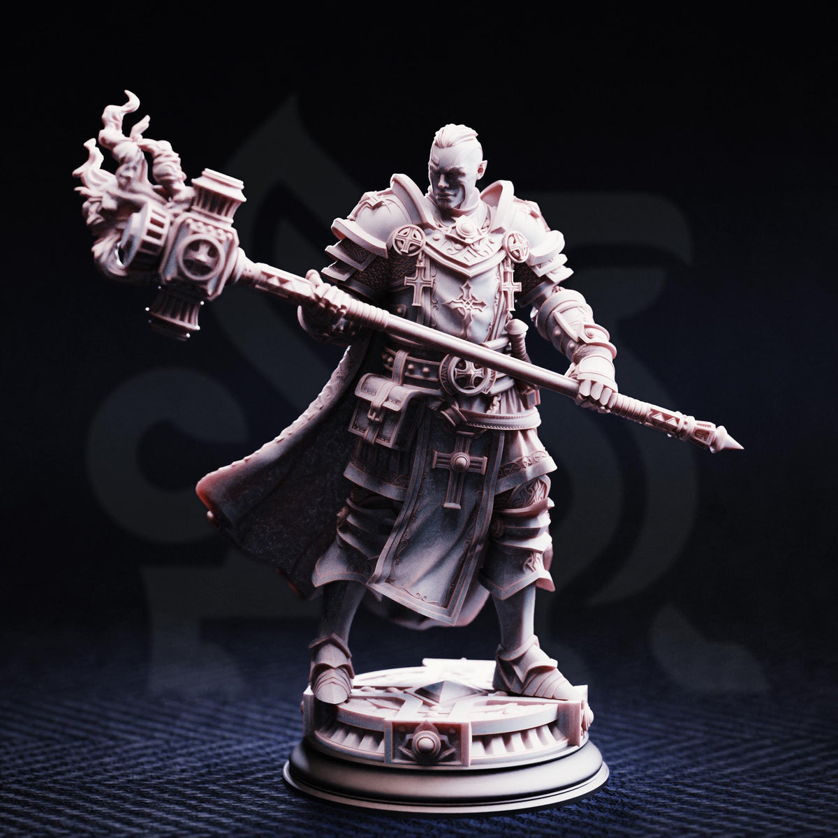 Goliath Paladin - Uktakun 32mm Resin Miniature D&D 3D Print DND Knight