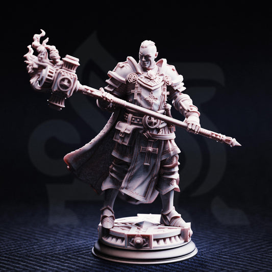 Goliath Paladin - Uktakun 32mm Resin Miniature D&D 3D Print DND Knight