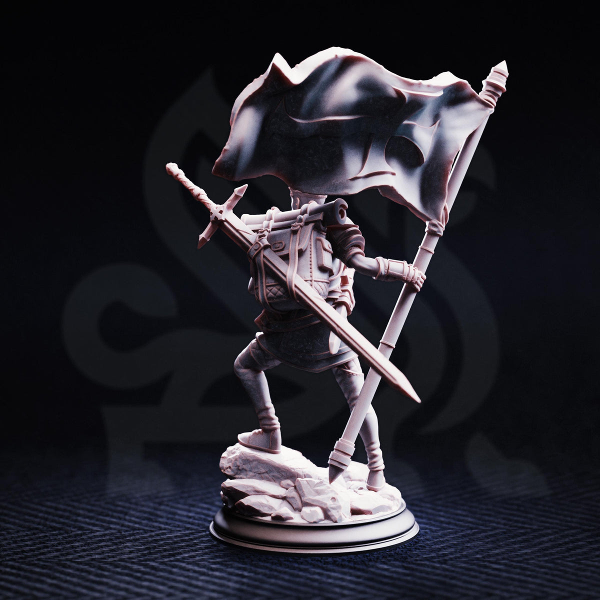 Squire of Justice - Lionel Donmeir 32mm Resin Miniature D&D 3D Print DND Knight