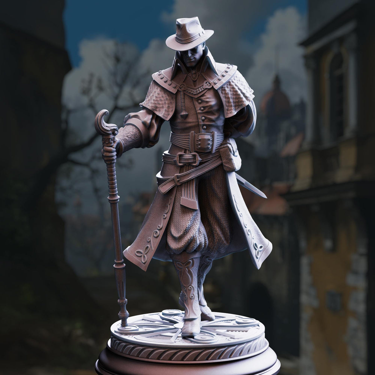 Victorian Sorcerer - Ernest Dodd 32mm Resin Miniature D&D 3D Print DND