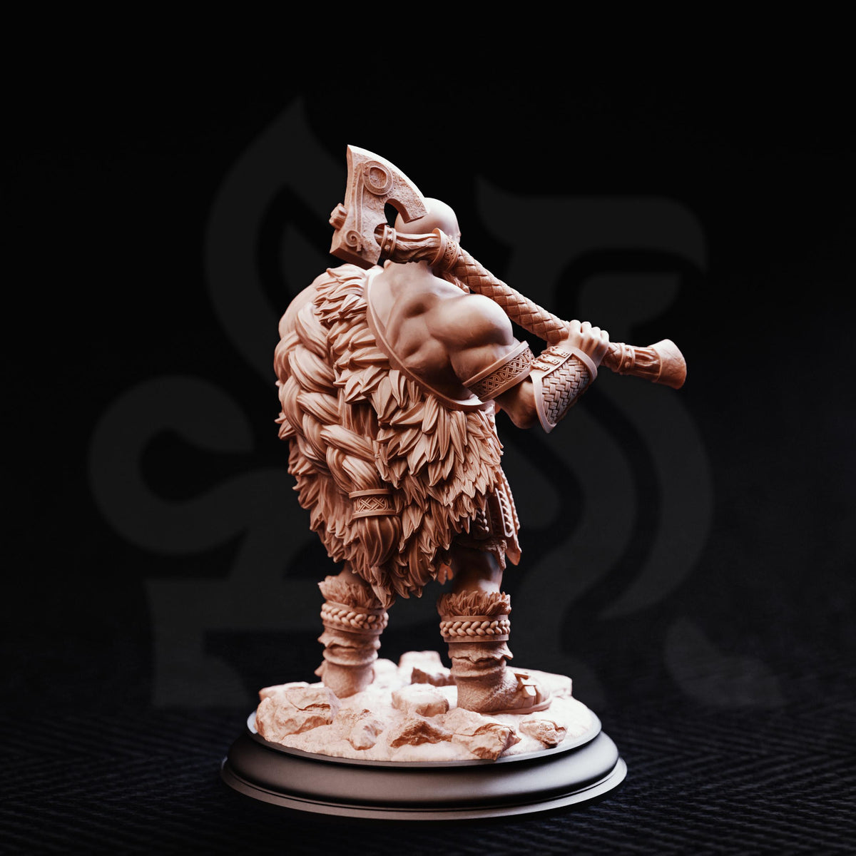 Dwarf Berserker - Orzei of Varekan 32mm Resin Miniature D&D 3D Print DND