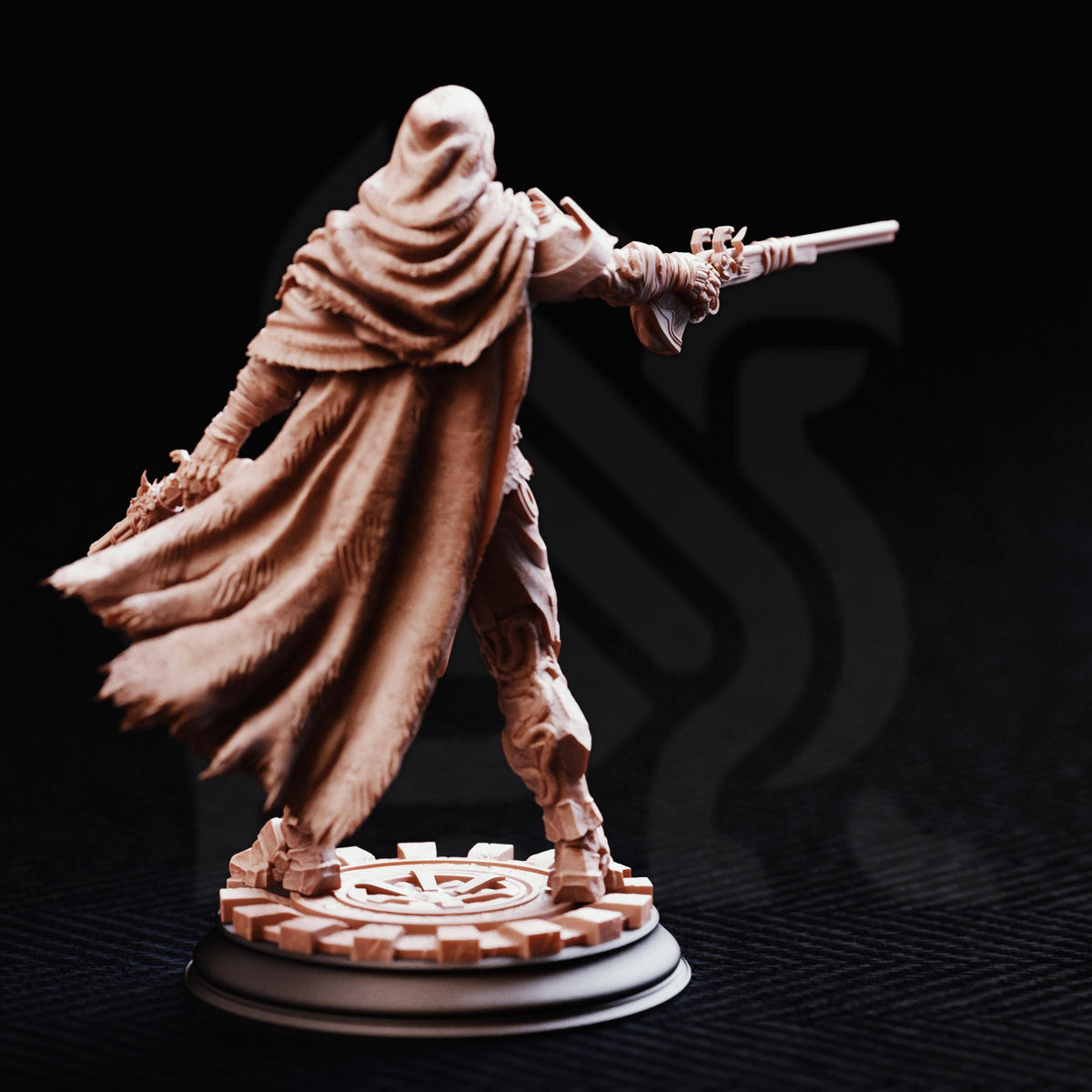 Warforged Hunter - Big Iron 32mm Resin Miniature D&D 3D Print DND