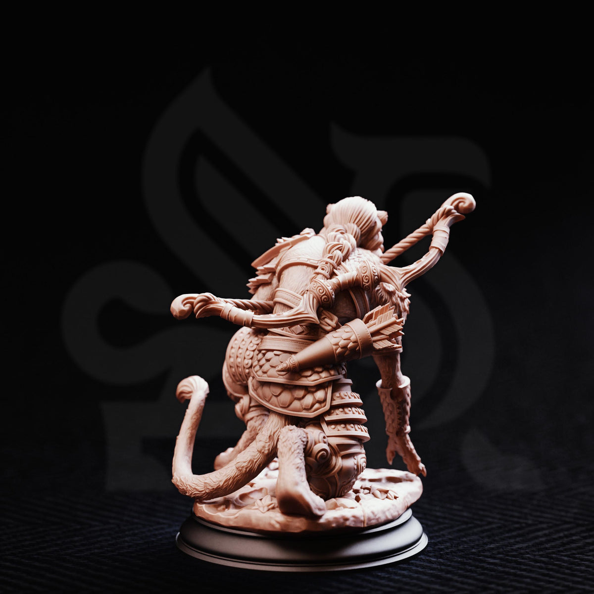 Lionfolk Tracker - Bri'zani 32mm Resin Miniature D&D 3D Print DND