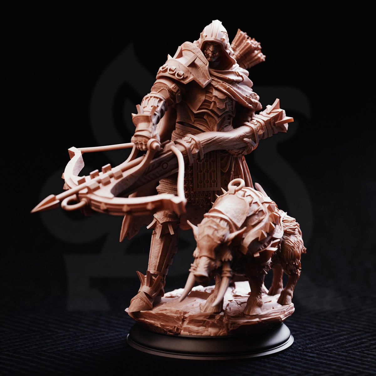 Orc Beastmaster - Brox 32mm Resin Miniature D&D 3D Print DND