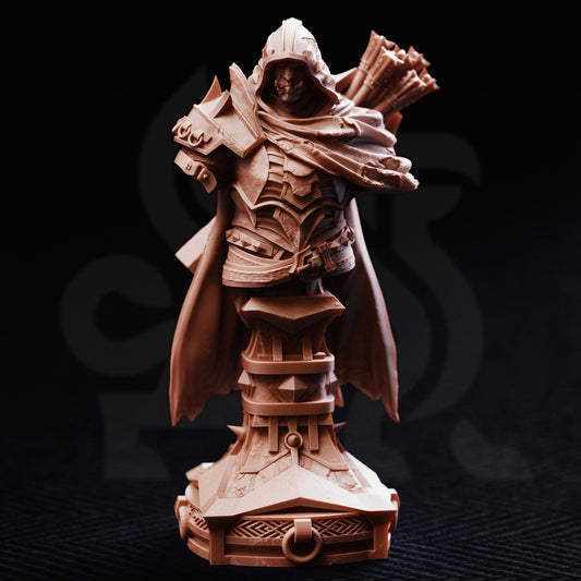 BUST Orc Beastmaster - Brox 32mm Resin Miniature D&D 3D Print DND
