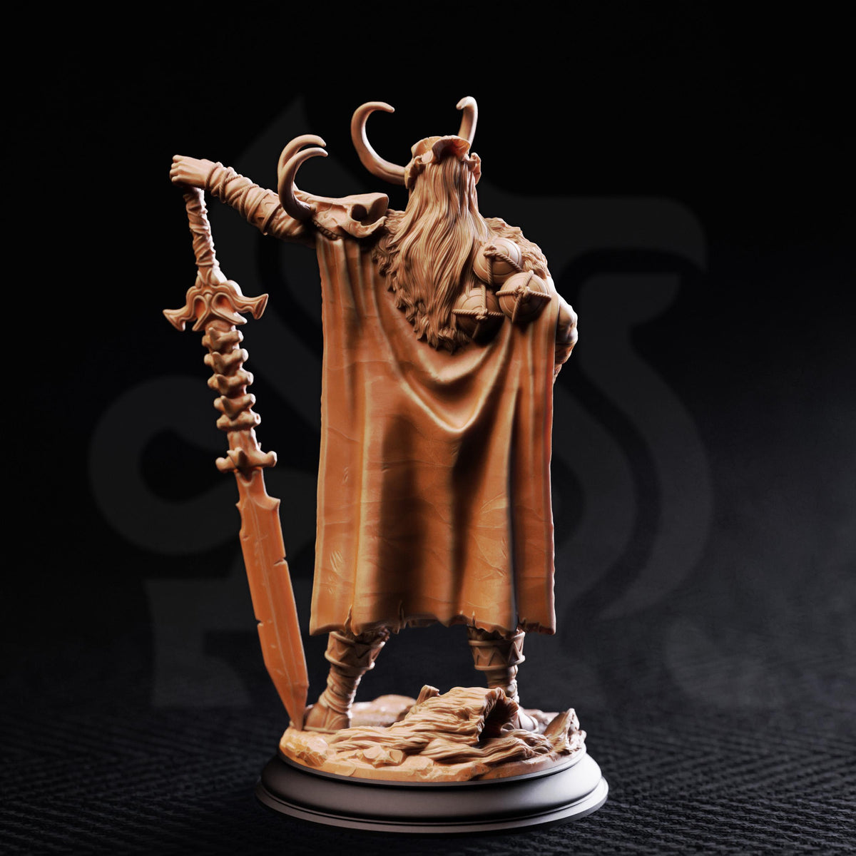 Goddess of Vengeance - Skadi 32mm Resin Miniature D&D 3D Print DND Viking